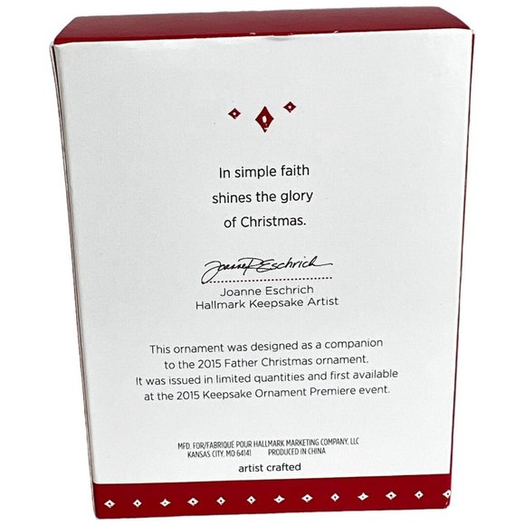 Hallmark Keepsake Ornament Father Christmas's Polar Bear Limited Edition 2015 - Picture 12 of 13